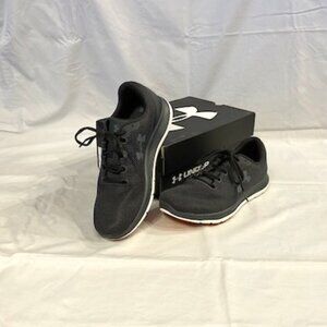 Under Armour Black Mesh Sneaker Mens Sz 10